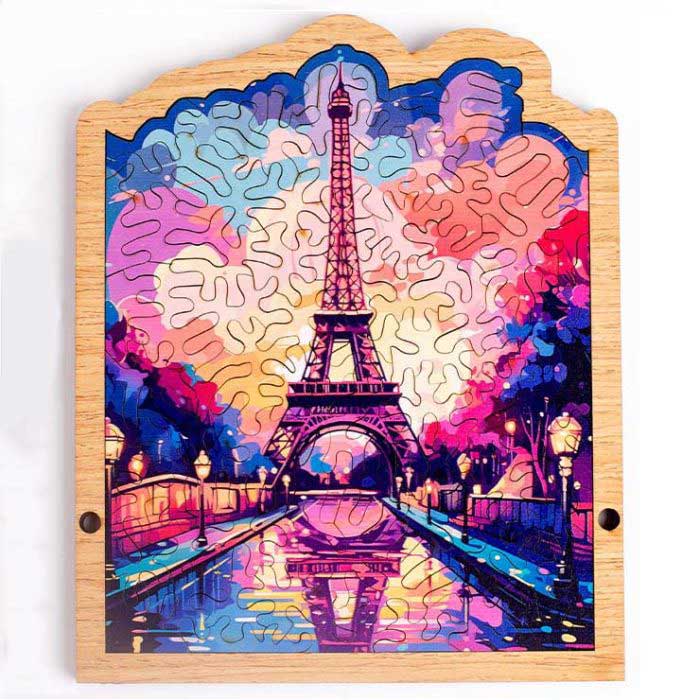 Eiffel Tower Double Layer Wooden Puzzle